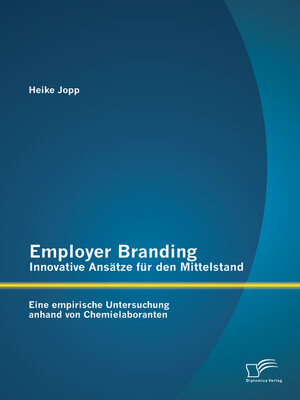 cover image of Employer Branding--Innovative Ansätze für den Mittelstand